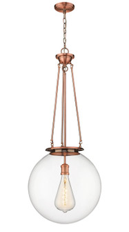 Essex One Light Pendant in Antique Copper (405|221-1P-AC-G202-18)