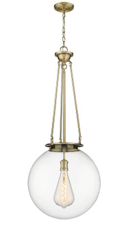 Essex One Light Pendant in Antique Brass (405|221-1P-AB-G202-18)