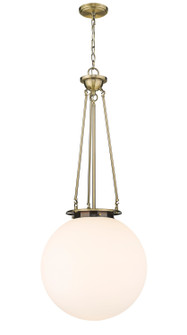Essex One Light Pendant in Antique Brass (405|221-1P-AB-G201-18)