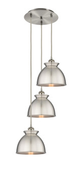 Ballston Three Light Pendant in Brushed Satin Nickel (405|113B-3P-SN-M14-SN)