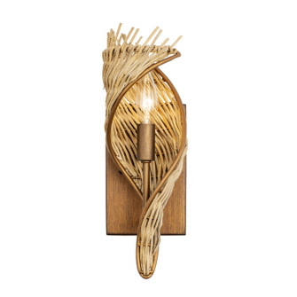 Flow One Light Wall Sconce in Baguette/Natural Rattan (137|240K01BTR)