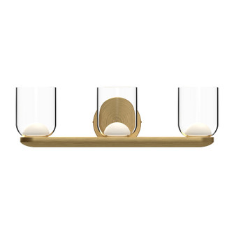 Cedar LED Vanity in Brushed Gold/Clear (347|VL52520-BG/CL)