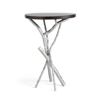 Brindille Brindille Wood Top Accent Table in Modern Brass (39|750111-86-M3)