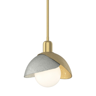 Brooklyn Brooklyn Double Shade Mini Pendant in Modern Brass (39|181183-SKT-MULT-86-85)