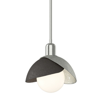 Brooklyn Brooklyn Double Shade Mini Pendant in Sterling (39|181183-SKT-MULT-85-14)