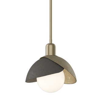 Brooklyn Brooklyn Double Shade Mini Pendant in Soft Gold (39|181183-SKT-MULT-84-07)