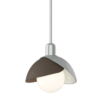 Brooklyn Brooklyn Double Shade Mini Pendant in Vintage Platinum (39|181183-SKT-MULT-82-05)