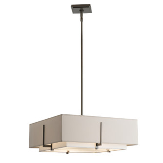 Exos Exos Square Double Shade Pendant in Dark Smoke (39|139630-SKT-MULT-07-SF1605-SE2012)