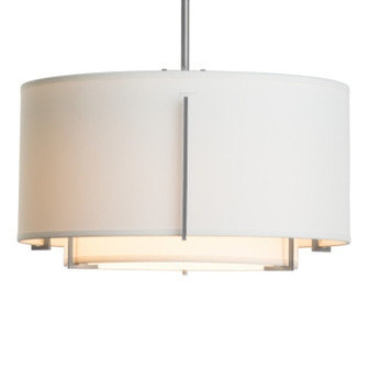 Exos Exos Small Double Shade Pendant in Vintage Platinum (39|139602-SKT-MULT-82-SF1099-SF1590)