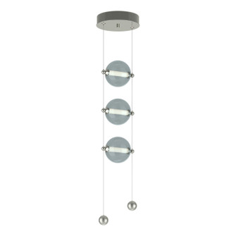 Abacus Abacus 3-Light LED Pendant in Sterling (39|139059-LED-STND-85-YL0668)