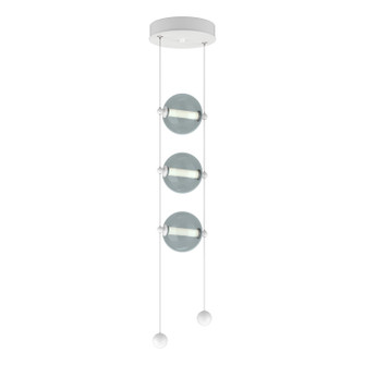 Abacus Abacus 3-Light LED Pendant in White (39|139059-LED-STND-02-YL0668)