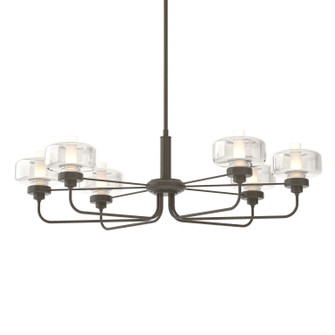 Nola Six Light Pendant in Dark Smoke (39|137840-SKT-MULT-07-YE0592)