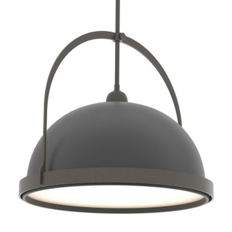 Atlas One Light Pendant in Dark Smoke (39|137462-SKT-MULT-07-10)