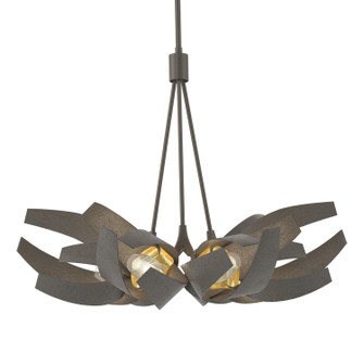 Corona Corona Brass Accent Pendant in Dark Smoke (39|136502-SKT-MULT-07-BR-YE0352)