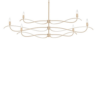 Willow Six Light Chandelier in Soft Gold (39|136352-SKT-MULT-84)