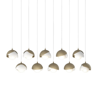 Brooklyn Brooklyn 10-Light Double Shade Pendant in Soft Gold (39|131205-SKT-LONG-84-02-GG0711)