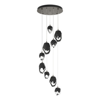Chrysalis Chrysalis 9-Light Mixed Crystal Pendant in Dark Smoke (39|131142-SKT-STND-07-BP0756)
