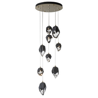 Chrysalis Chrysalis 9-Light Mixed Crystal Pendant in Modern Brass (39|131142-SKT-LONG-86-BP0756)
