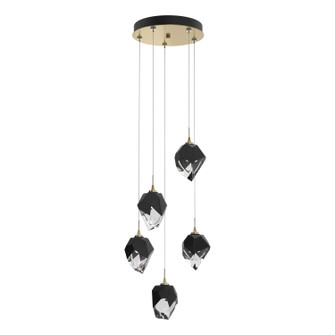 Chrysalis Chrysalis 5-Light Small Crystal Pendant in Modern Brass (39|131137-SKT-STND-86-BP0754)