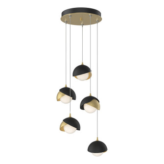 Brooklyn Brooklyn 5-Light Double Shade Pendant in Modern Brass (39|131125-SKT-STND-86-10-GG0711)