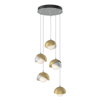 Brooklyn Brooklyn 5-Light Double Shade Pendant in Vintage Platinum (39|131125-SKT-STND-82-86-GG0711)
