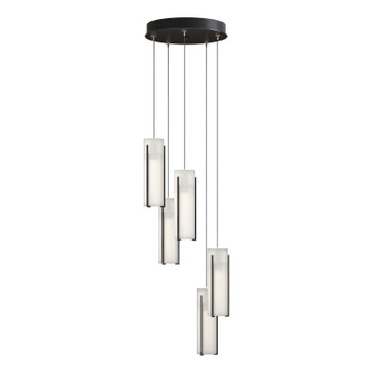 Exos Glass Exos Glass 5-Light Pendant in Ink (39|131124-SKT-STND-89-GG0065)
