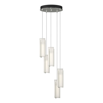 Exos Glass Exos Glass 5-Light Pendant in Sterling (39|131124-SKT-STND-85-GG0065)