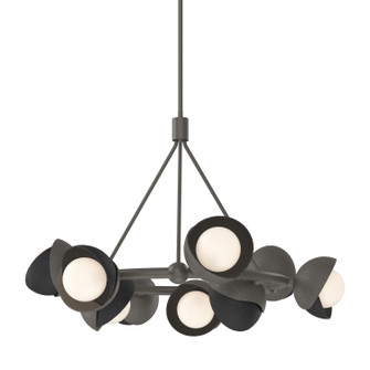 Brooklyn Brooklyn 9-Light Double Shade Ring Pendant in Dark Smoke (39|131068-SKT-MULT-07-10-GG0711)
