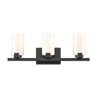 Dressler Three Light Vanity in Matte Black (45|EC89904/3)