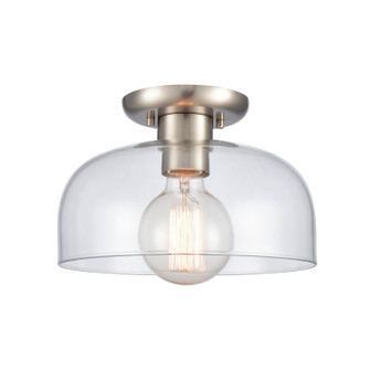 Brewer One Light Semi Flush Mount in Brushed Nickel (45|89944/1)