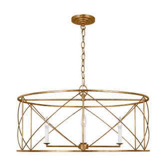 Beatrix Four Light Chandelier in Antique Gild (454|CC1624ADB)