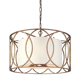 Sausalito Five Light Chandelier in Silver Gold (67|F1285-SG)
