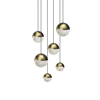 Grapes LED Pendant in Brass Finish (69|2915.14-AST)