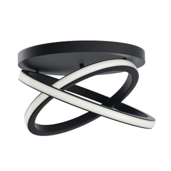 Caputo LED Flush Mount in Matte Black (12|84321MBK)