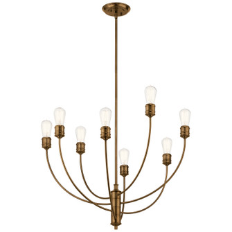 Hatton Eight Light Chandelier in Satin Bronze (12|52255SB)