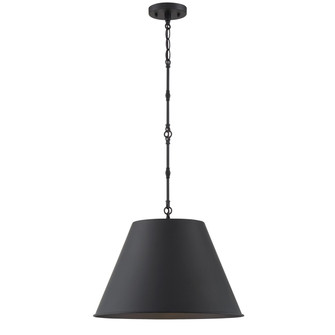 Alden One Light Pendant in Matte Black (51|7-231-1-89)