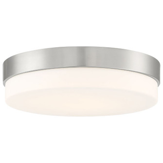 Roma LED Flush Mount in Brushed Steel (18|20827LEDD-BS/OPL)