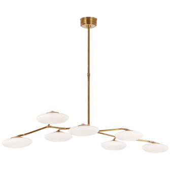 Brindille LED Linear Chandelier in Soft Brass (268|CD 5015SB-WG)