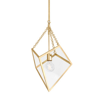 Brookfield One Light Lantern in Vintage Gold Leaf (70|2523-VGL)