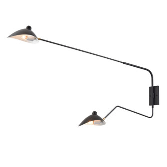Risley Two Light Wall Sconce in Black (45|H0018-11127)