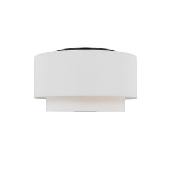 Sawyer Three Light Flush Mount in Midnight Black (454|KSF1043MBK)