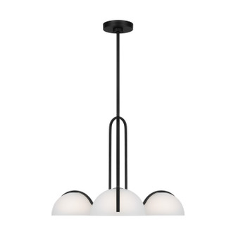 Nido Three Light Chandelier in Midnight Black (454|KC1133MBK)