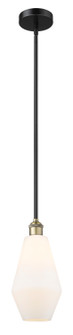 Edison One Light Mini Pendant in Black Antique Brass (405|616-1S-BAB-G651-7)