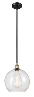 Edison One Light Mini Pendant in Black Antique Brass (405|616-1S-BAB-G124-12)