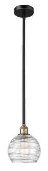 Edison One Light Mini Pendant in Black Antique Brass (405|616-1S-BAB-G1213-8)