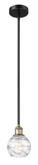 Edison One Light Mini Pendant in Black Antique Brass (405|616-1S-BAB-G1213-6)