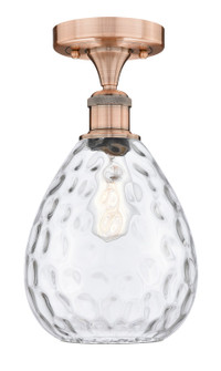 Edison One Light Semi-Flush Mount in Antique Copper (405|616-1F-AC-G372)