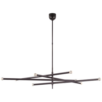 Rousseau LED Chandelier in Bronze (268|KW 5595BZ-CG)