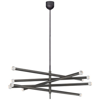 Rousseau LED Chandelier in Bronze (268|KW 5587BZ-CG)