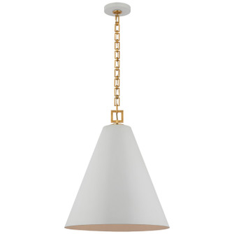 Theo LED Pendant in Soft White and Gild (268|JN 5323SW/G)
